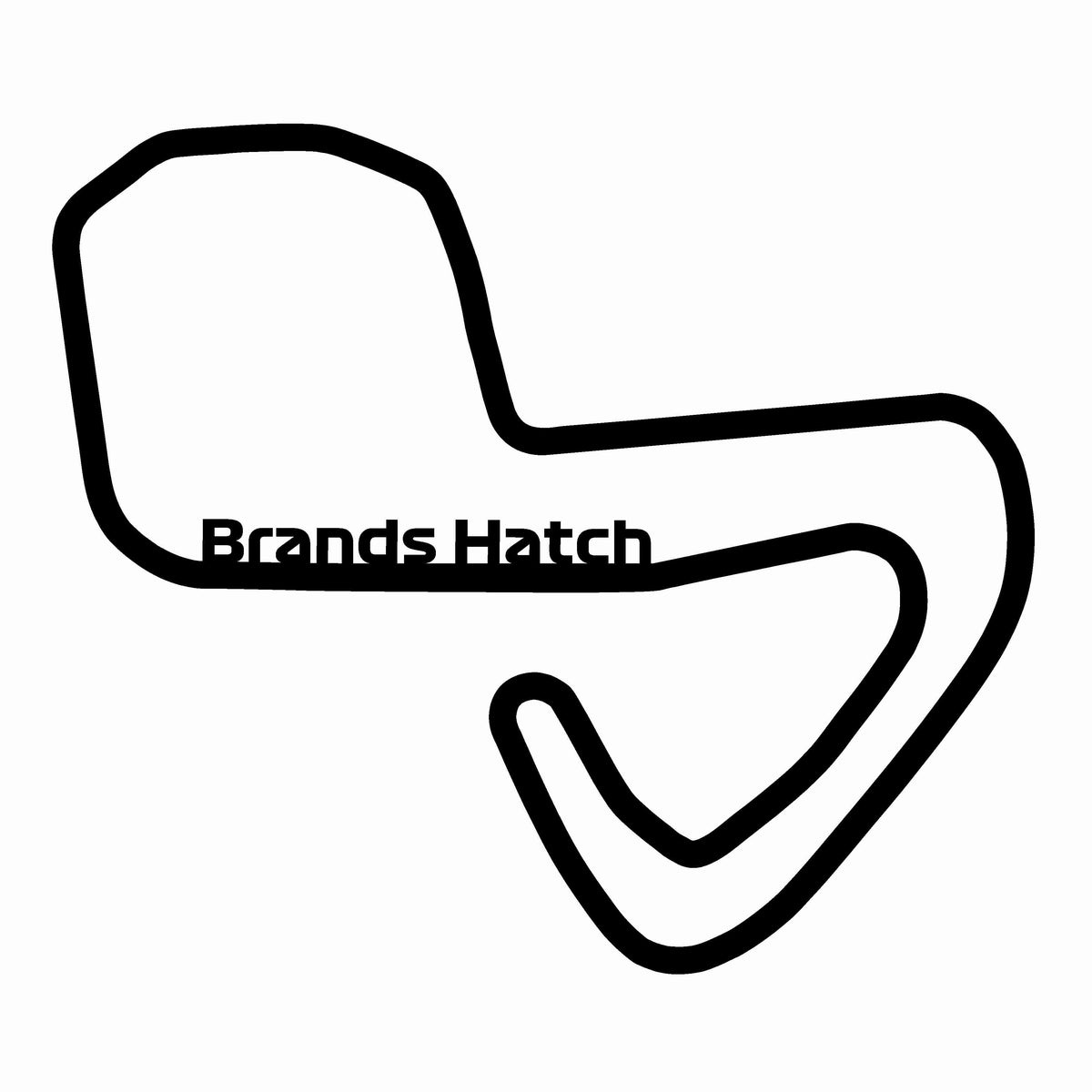 Brands Hatch - Race Circuit Wall Art
