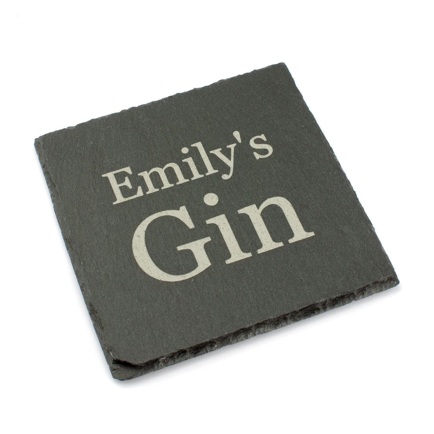 Personalised Slate Coaster - Name & Drink