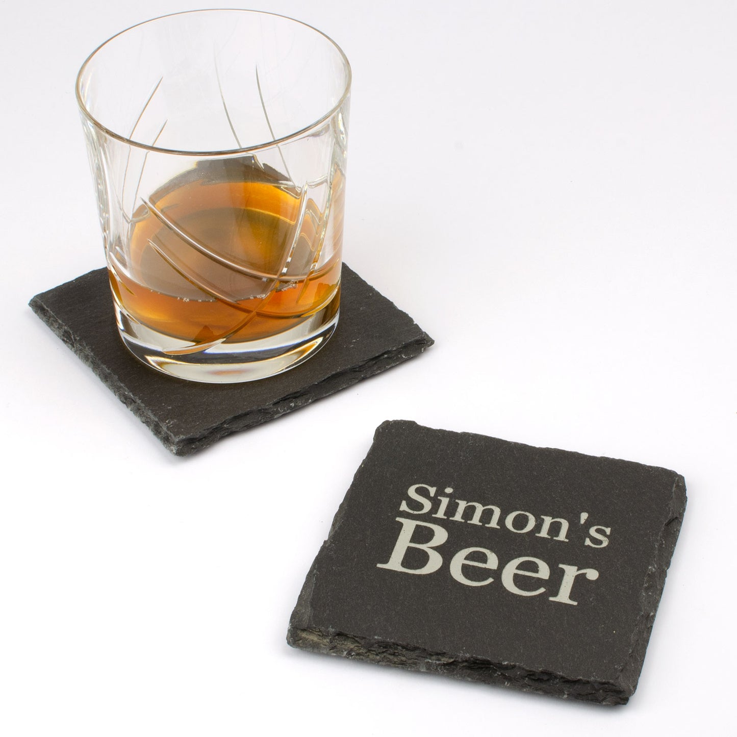 Personalised Slate Coaster - Name & Drink