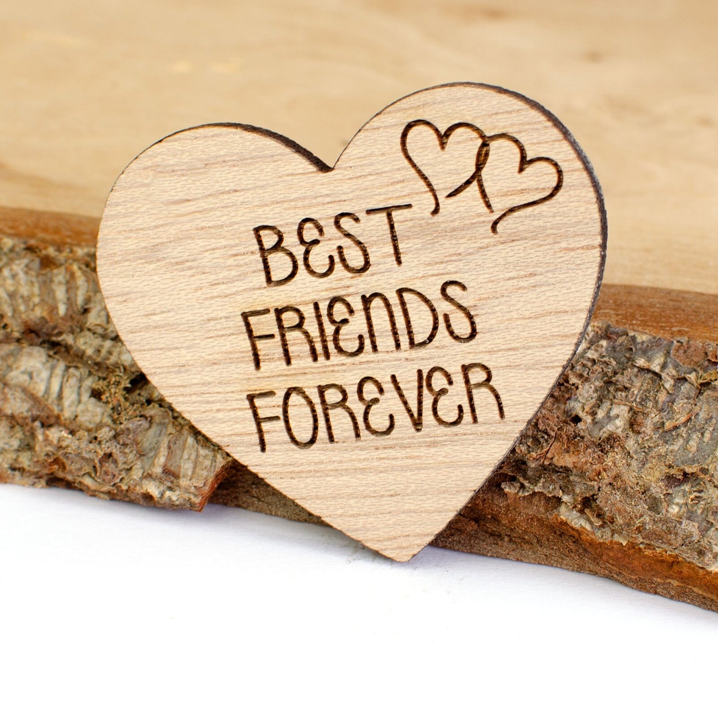 Best Friends Forever Wooden Heart.