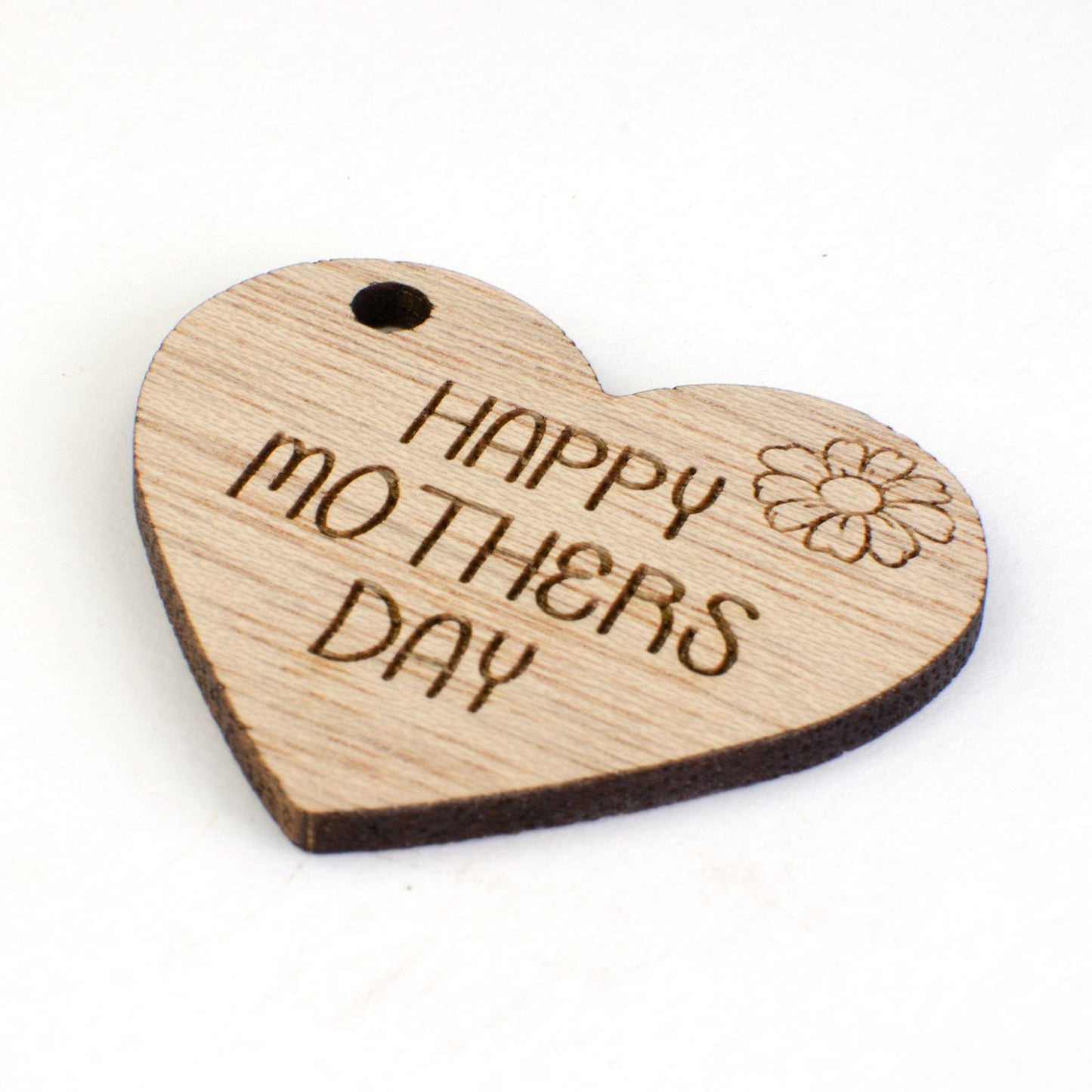 Happy Mothers Day Wooden Heart.