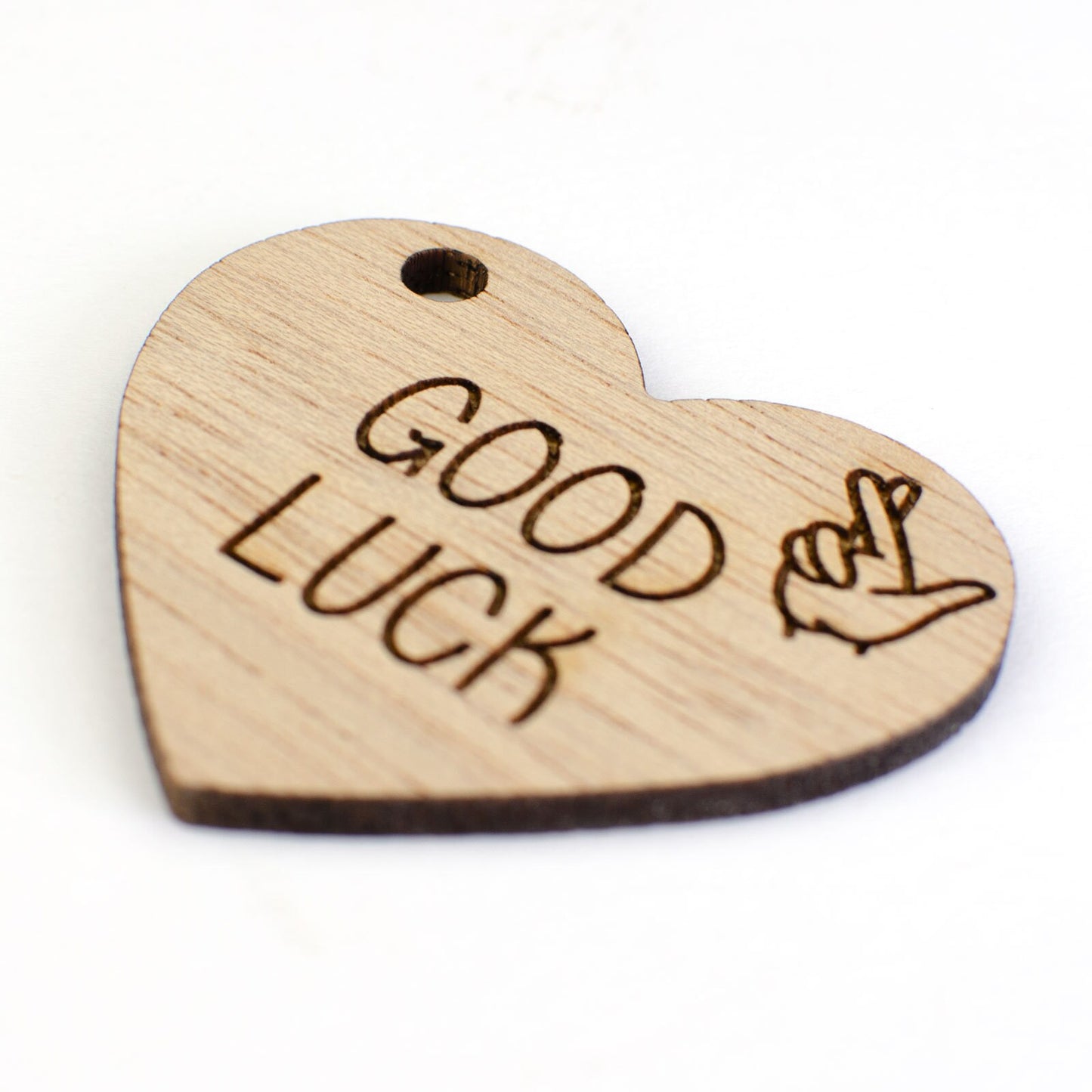 Good Luck Wooden Heart.