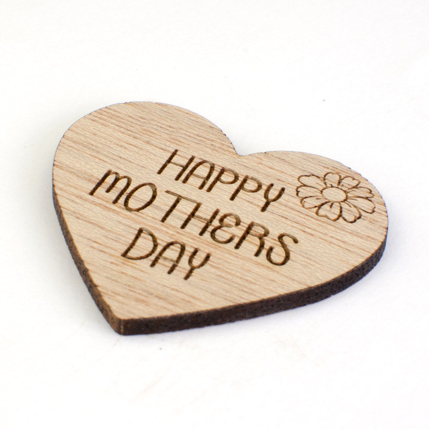 Happy Mothers Day Wooden Heart.