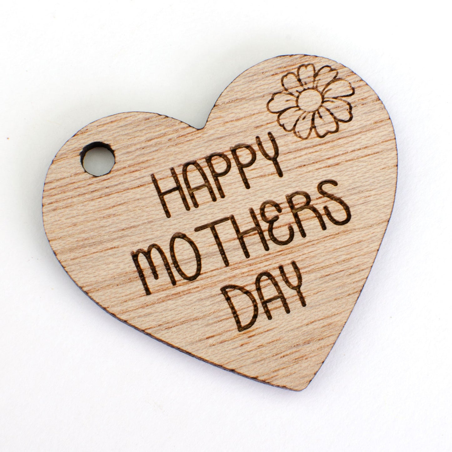 Happy Mothers Day Wooden Heart.