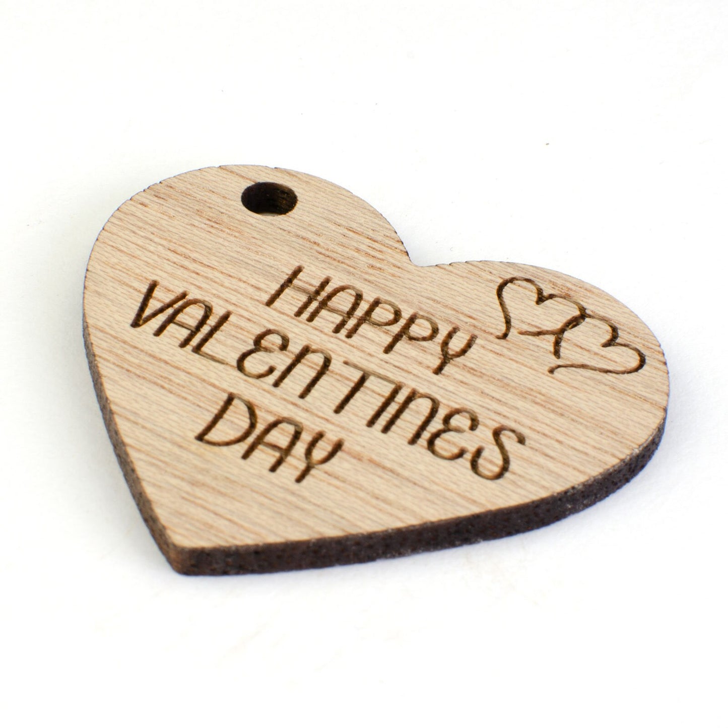 Happy Valentines Day Wooden Heart.