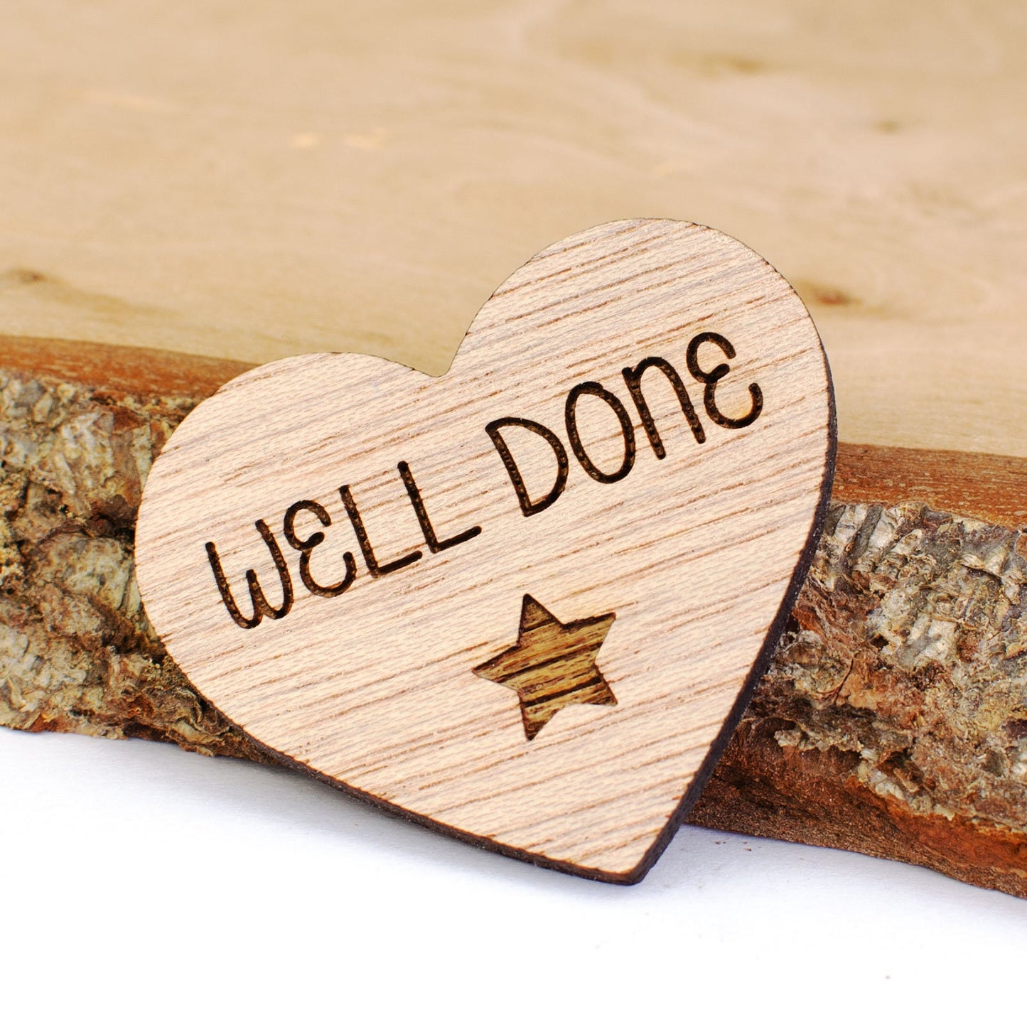 Well Done Wooden Heart.