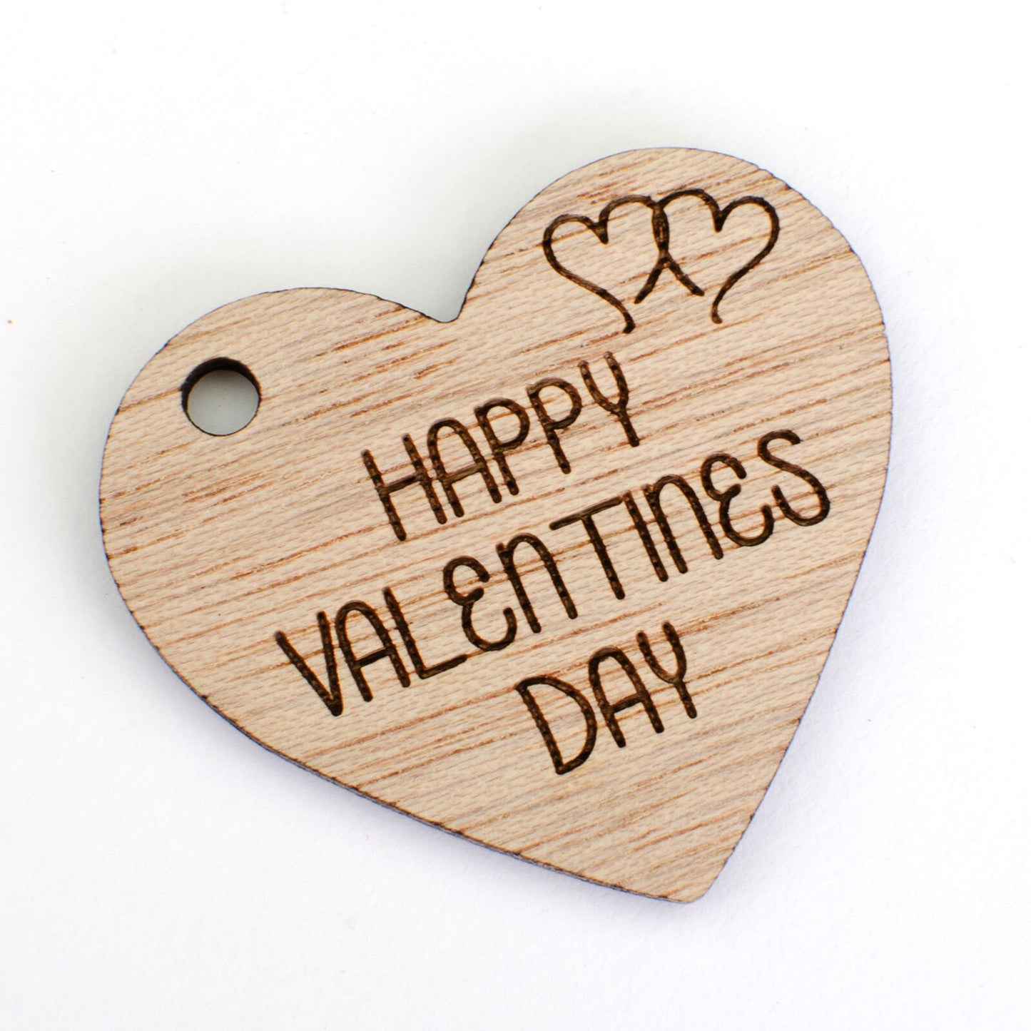 Happy Valentines Day Wooden Heart.