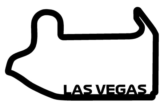 Las Vegas Street Circuit - Race Circuit Wall Art