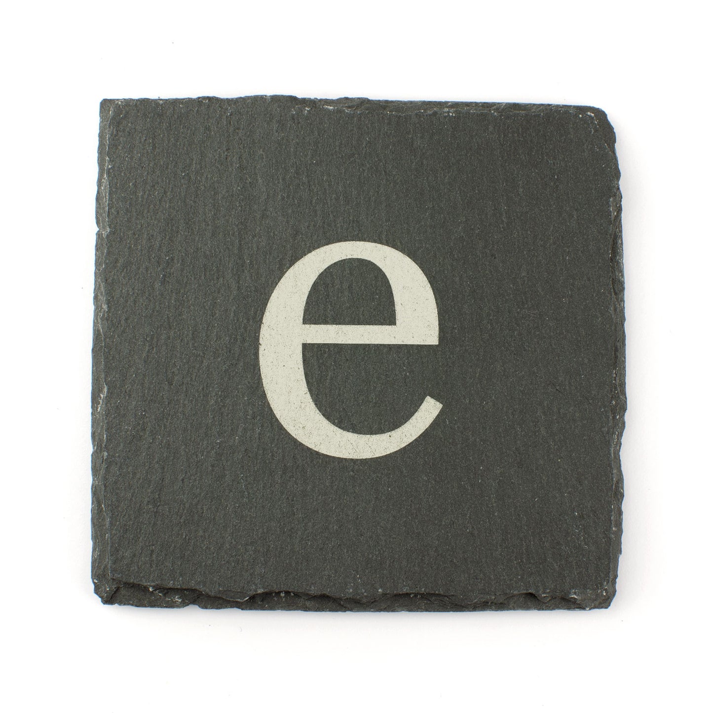 Personalised Slate Drink Coaster - Lower Case Initial.