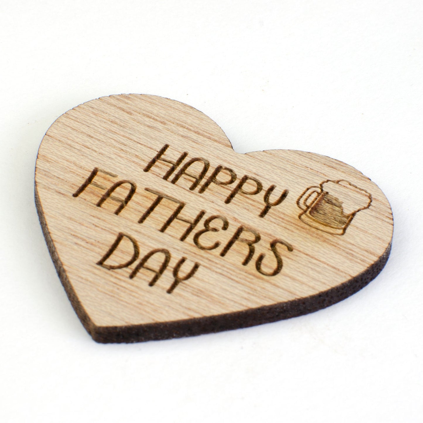 Happy Fathers Day Wooden Heart..