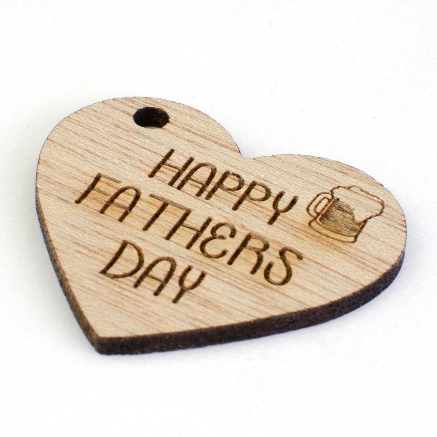 Happy Fathers Day Wooden Heart..